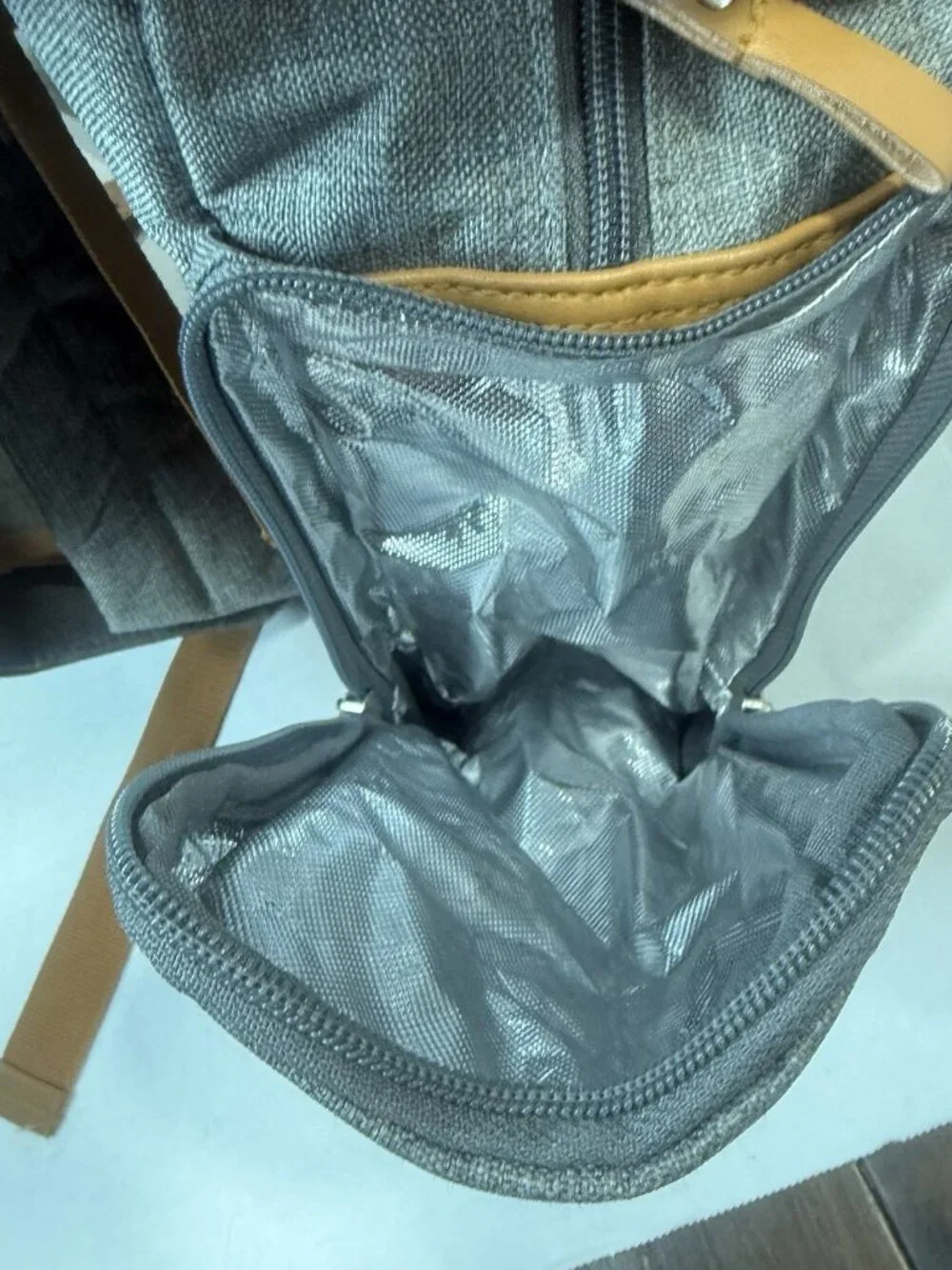 Parker Baby Co Gray Diaper Bag Backpack Insulated Pockets Unisex Baby Travel